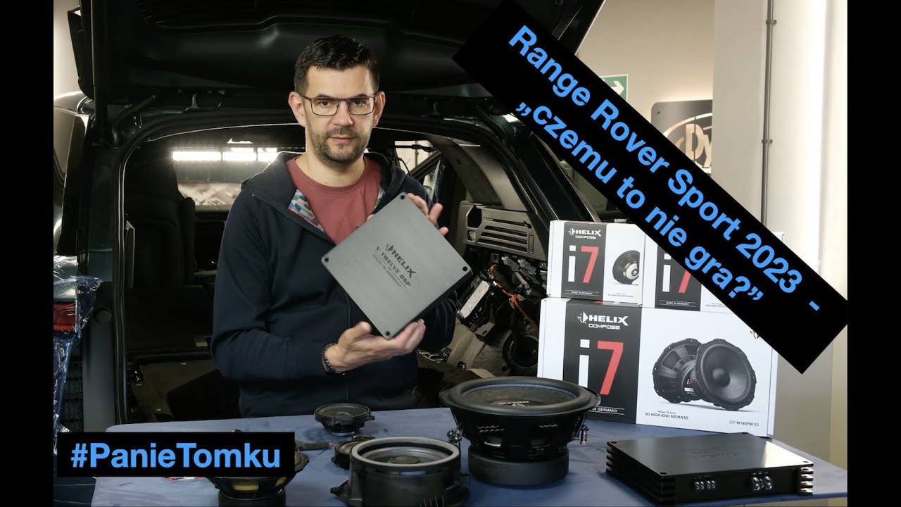 PanieTomku...Range Rover Sport 2023 Meridian - dlaczego to nie gra ? ( audio upgrade)