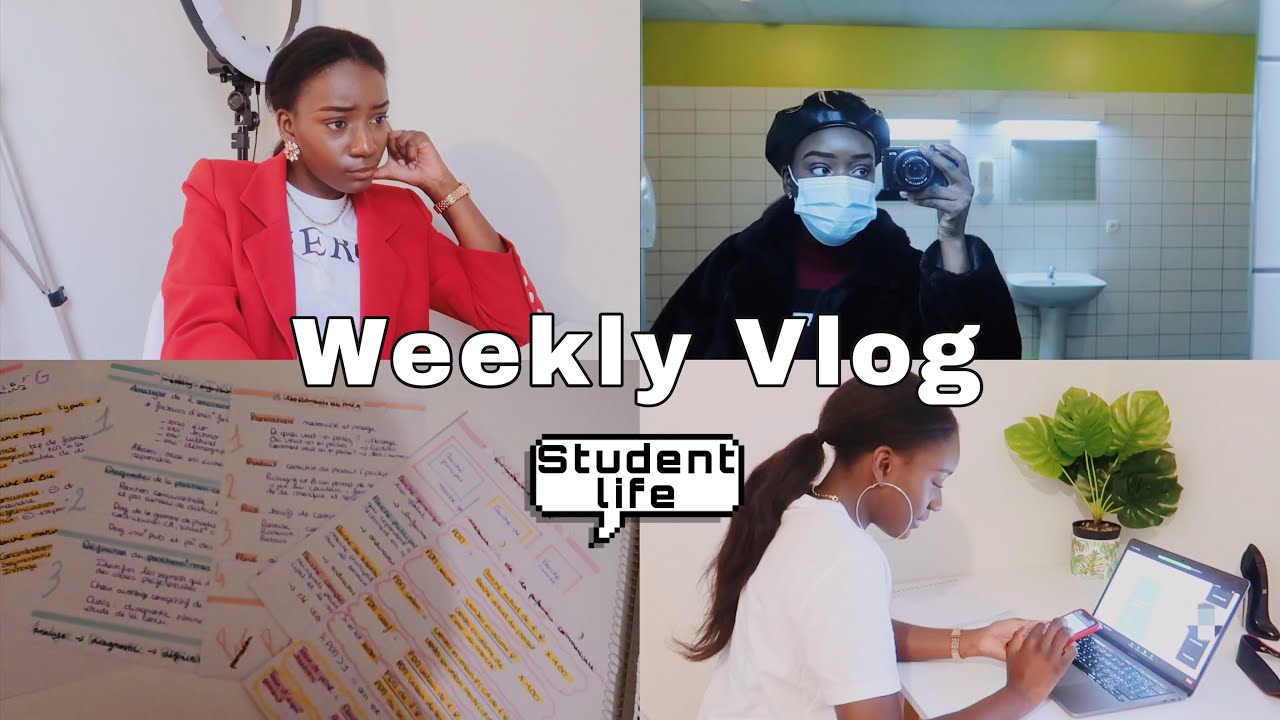 Weekly Vlog : Cours le samedi,  Ds en présentiel en confinement et plus...