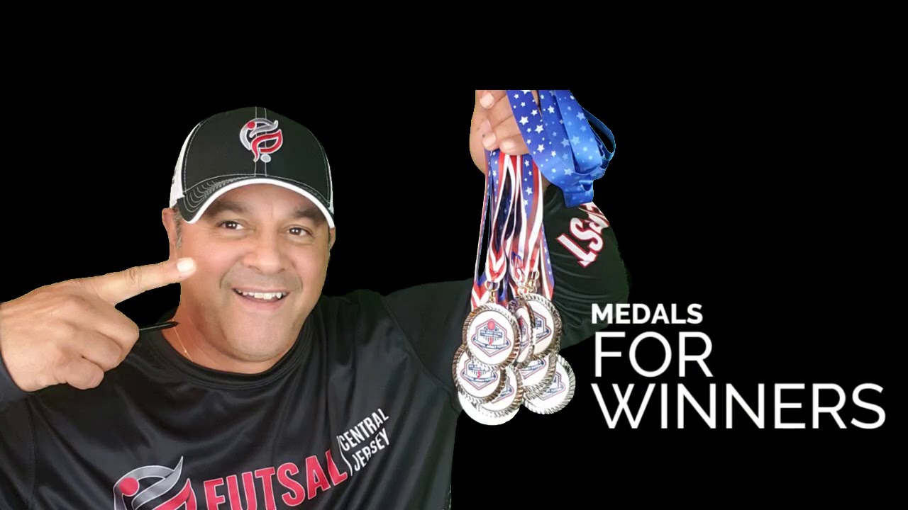 The Bling Is In - Medals For the Central Jersey Futsal Tournament Series