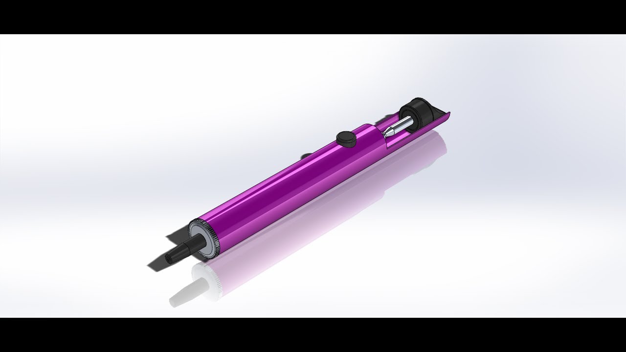 Solder Pump Solidworks 2016 - Tutorial 1