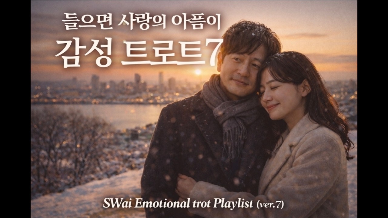 [Playlist]❄️ 들으면 사랑의 아픔이 전해지는 감성 트로트 7 | 이별·재회·인생 사랑 이야기 | SWai Emotional Trot Playlist (ver.7)