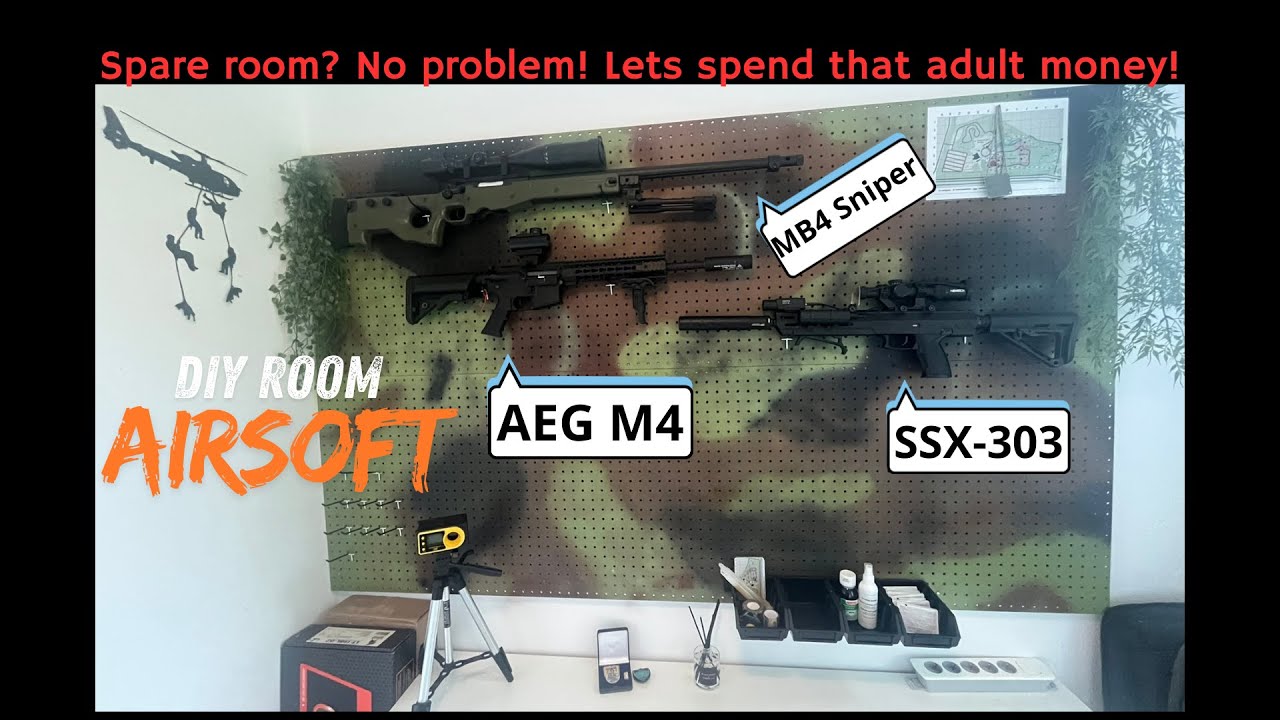 Airsoft DIY room in progres Part #1