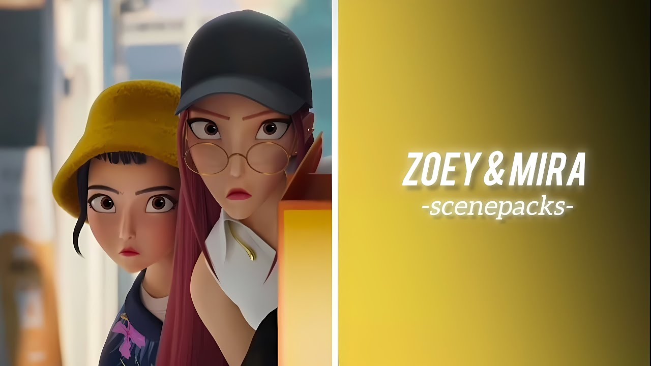 Zoey and Mira scene packs FHD | Kpop Demon Hunters 