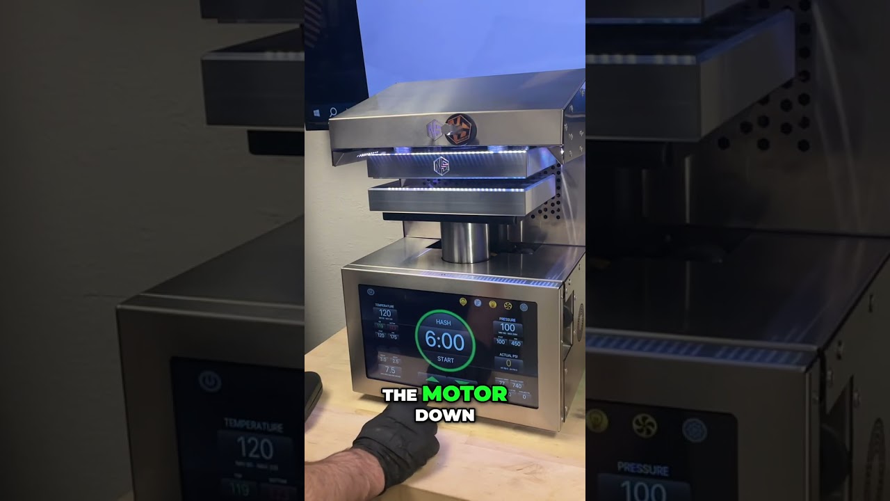 Touch Control Motor: Genius Feature on Rosin Press! 🤯 #shorts