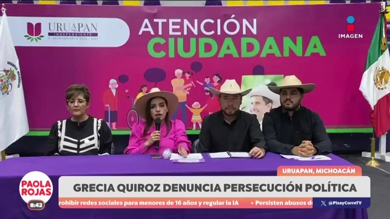Grecia Quiroz denuncia persecución política en Uruapan | DPC con Paola Rojas