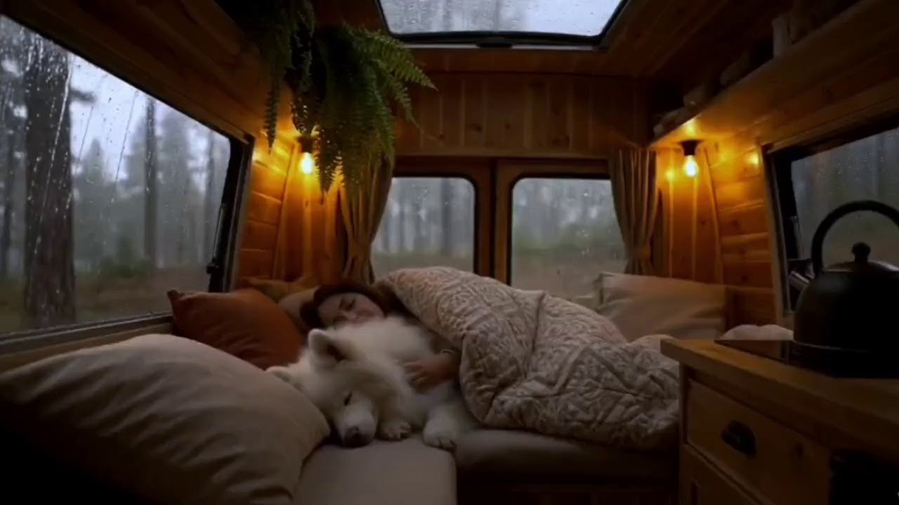 Rain Sounds Inside the Car 🚗⛈️ | Perfect Sleep ASMR at Night