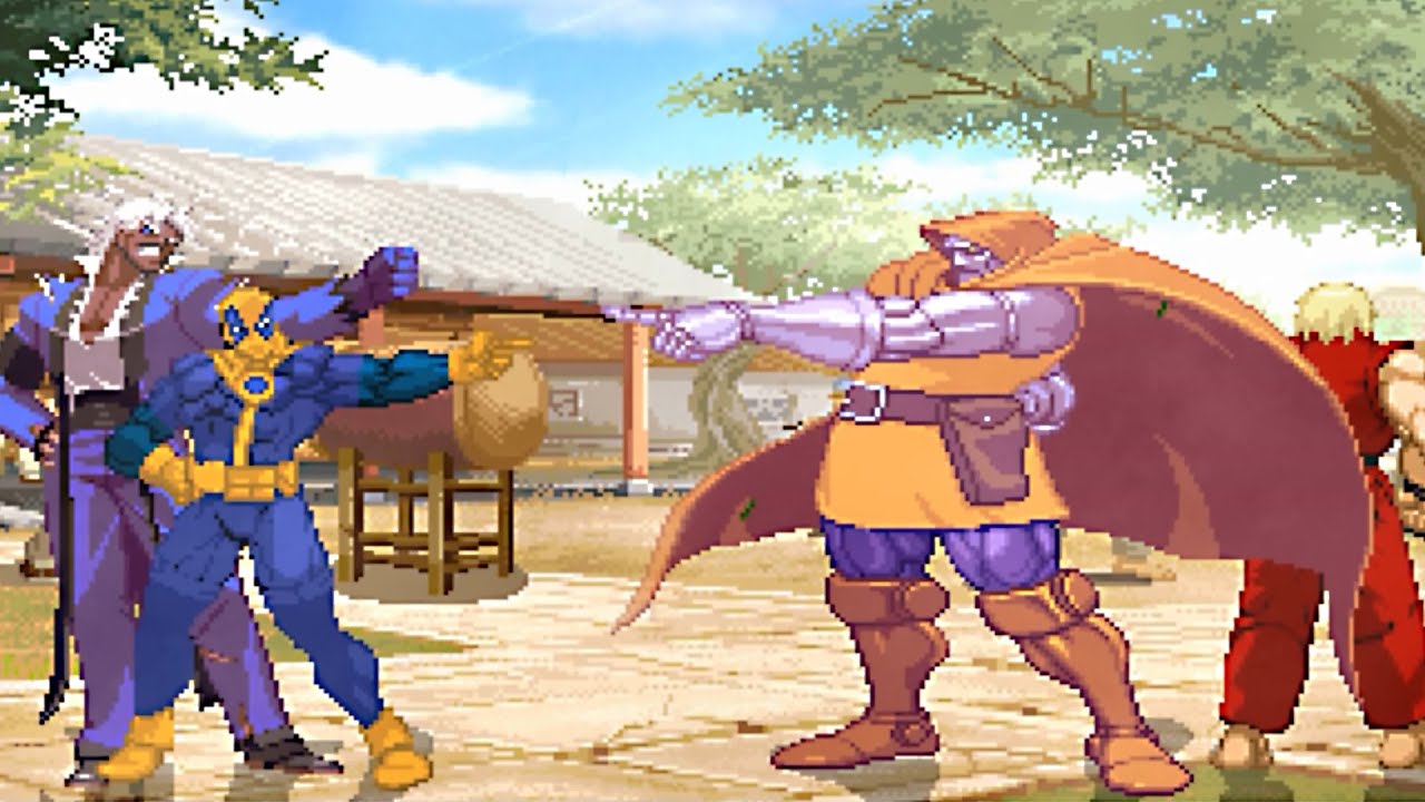 2v2 MUGEN DEADPOOL & GOD RUGAL vs DR DOOM & VIOLENT KEN - EPIC BATTLE!