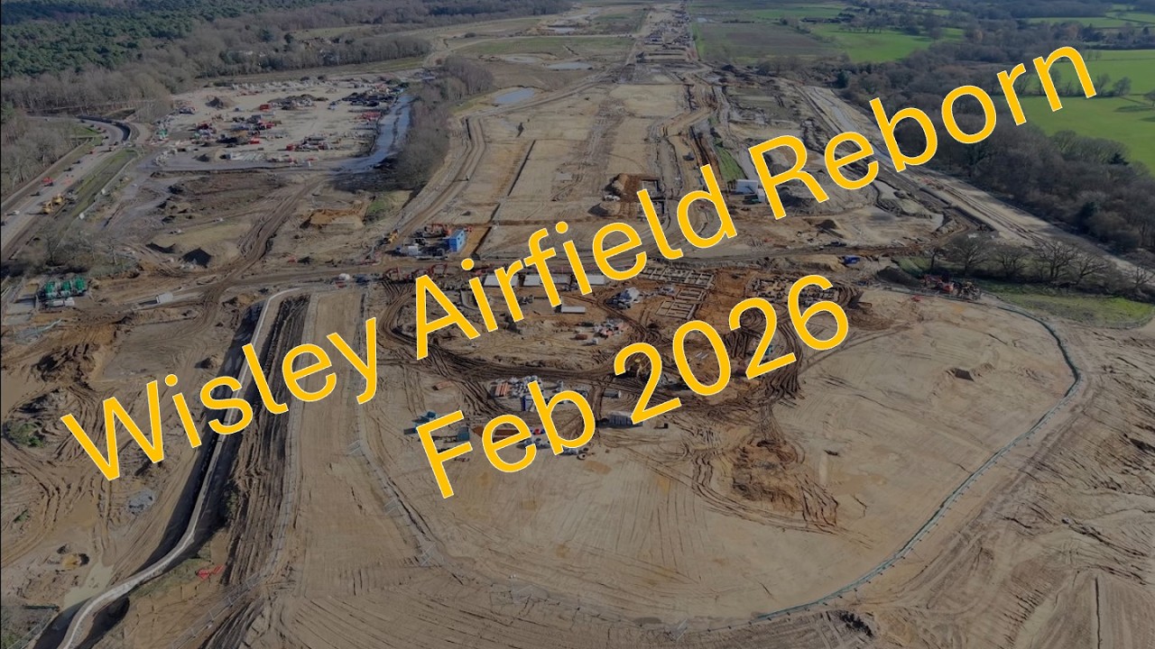 Wisley Airfield Reborn: New Wisley Acres Housing Development Progress |  Update Feb 2026 - Brighter
