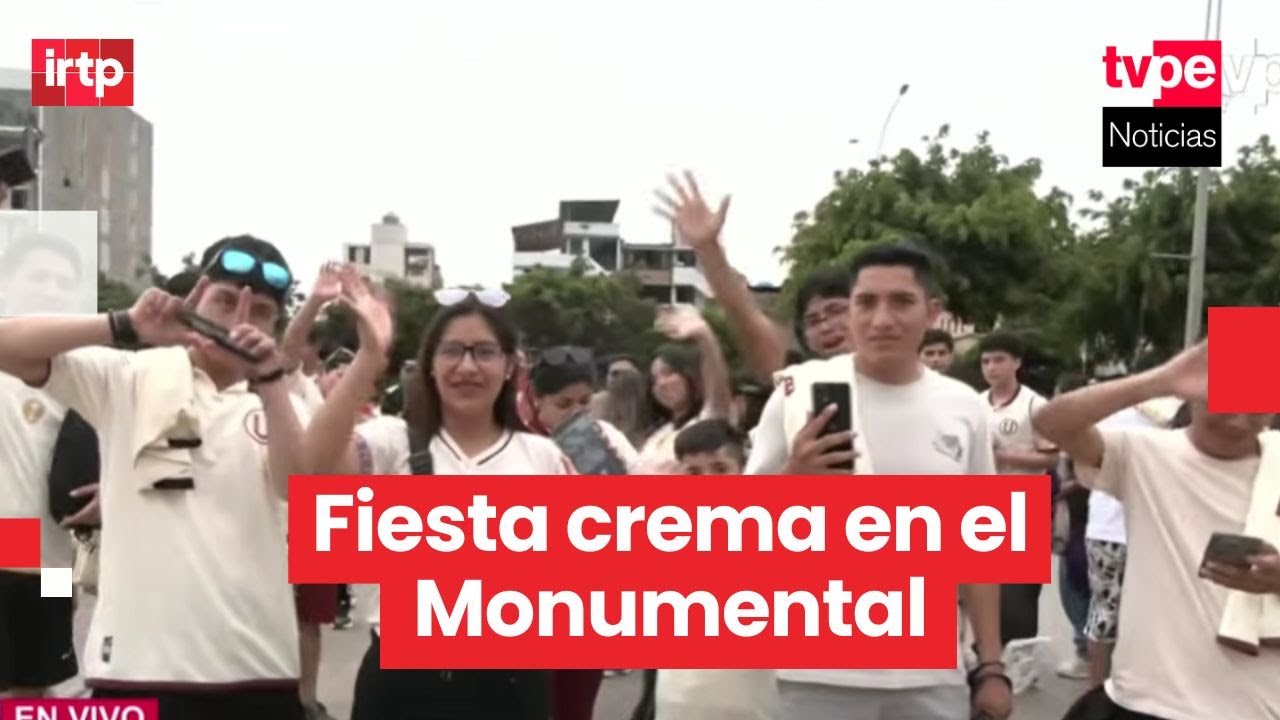 Hinchas y familias disfrutan previa de la Noche Crema en el estadio Monumental