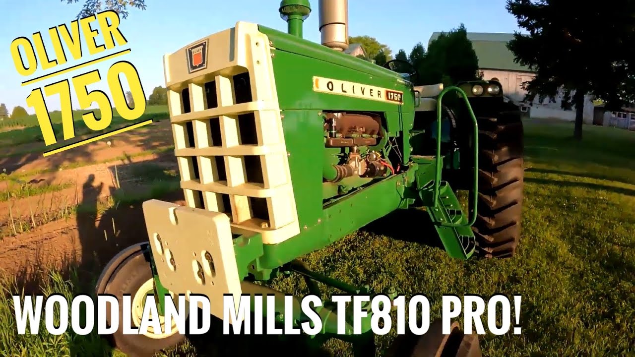 The Oliver 1750 Takes On The Woodland Mills TF810 Pro Wood Chipper!