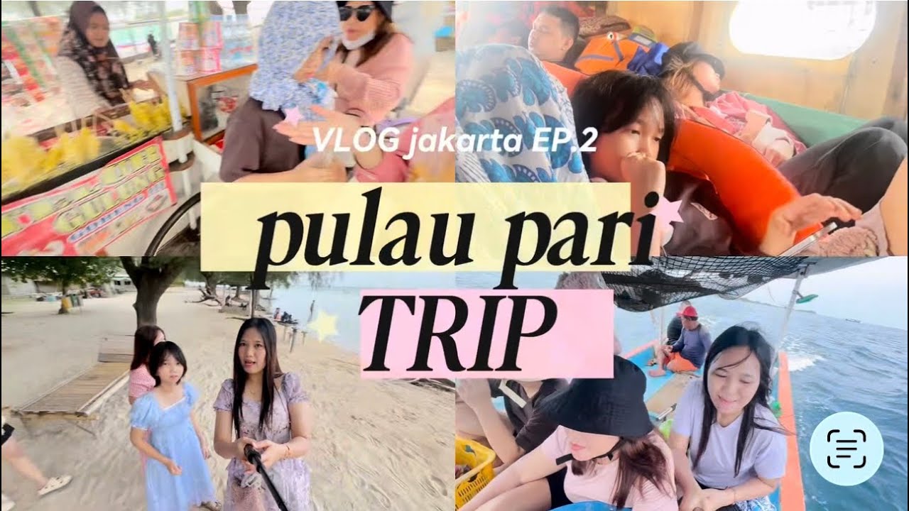 jalan jalan bareng vanela dan mama ke pulau pari #pulaupari #kepulauanseribu #jakarta #jalanjalan 