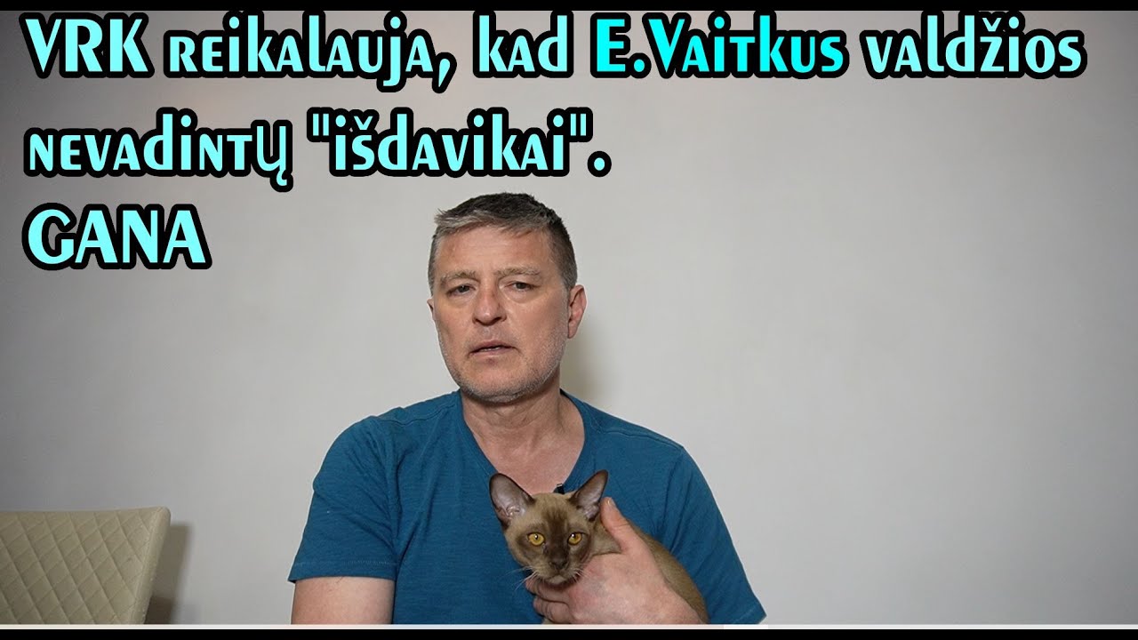 Palinkėkime E.Vaitkui sėkmės kovojant su velniais ( VRK )