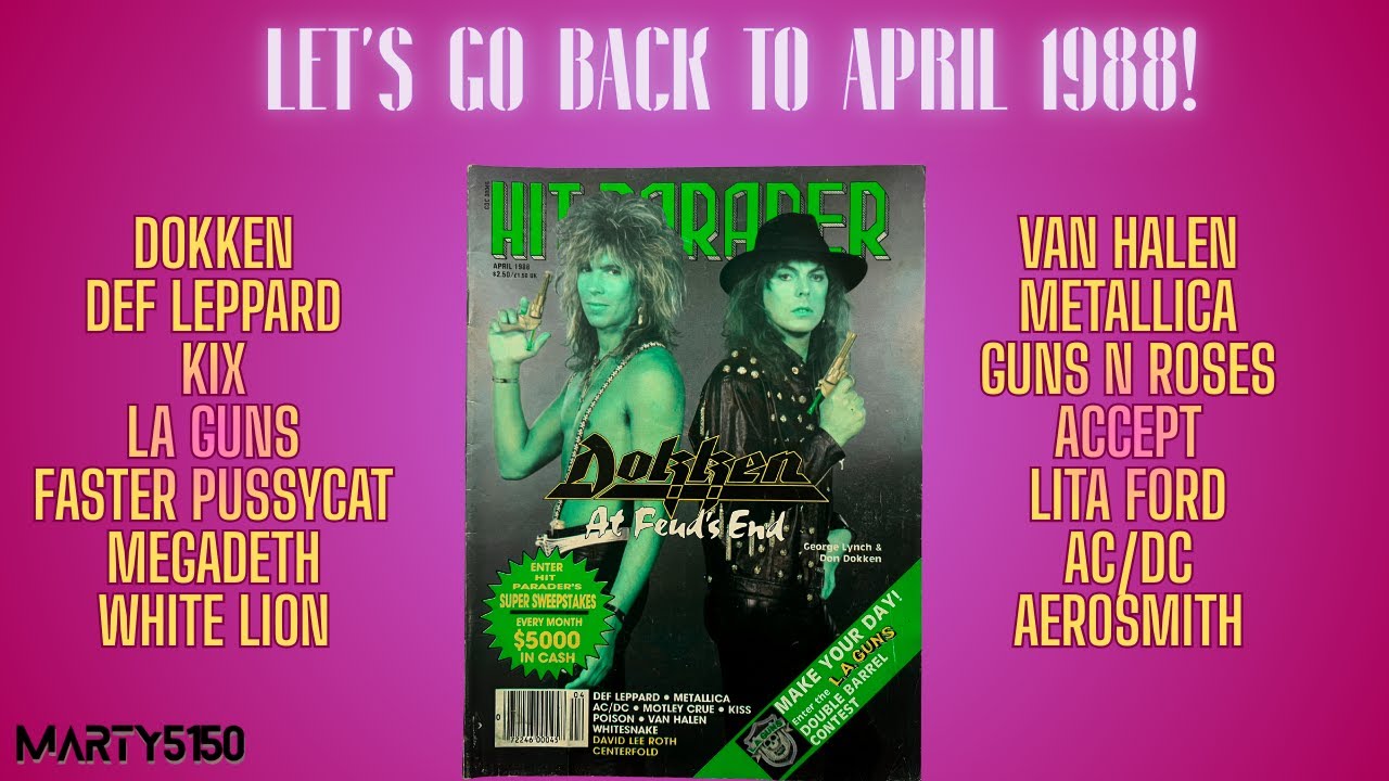Вернемся в апрель 1988 года &mdash; перелистывание страниц журнала Hit Parader.
