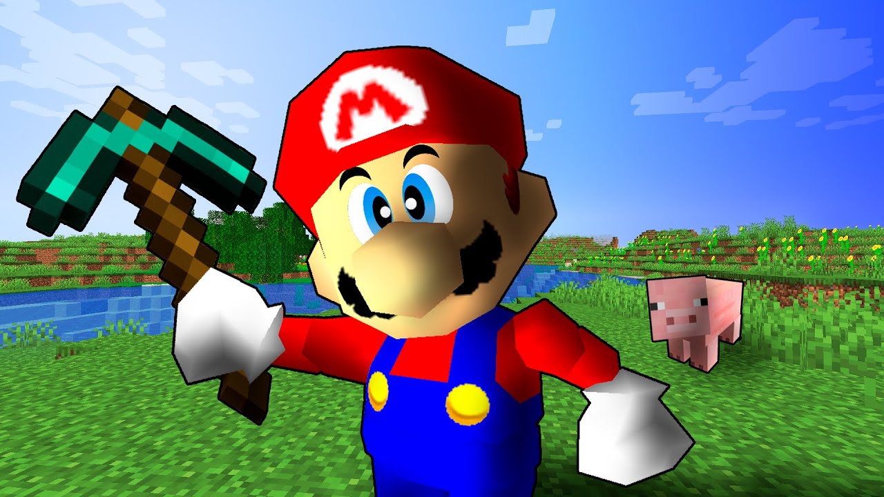 MARIO 64 pero... en MINECRAFT?!