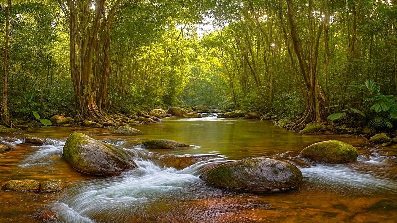 Soothing River Sounds & Birdsong | Nature Sounds for Sleep, Study & Meditation