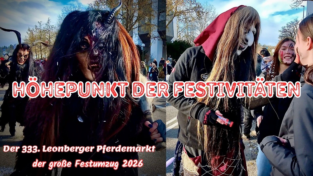Leonberger Pferdemarkt 2026 🐎 HÖHEPUNKT: Der große Festumzug (333 Jahre)
