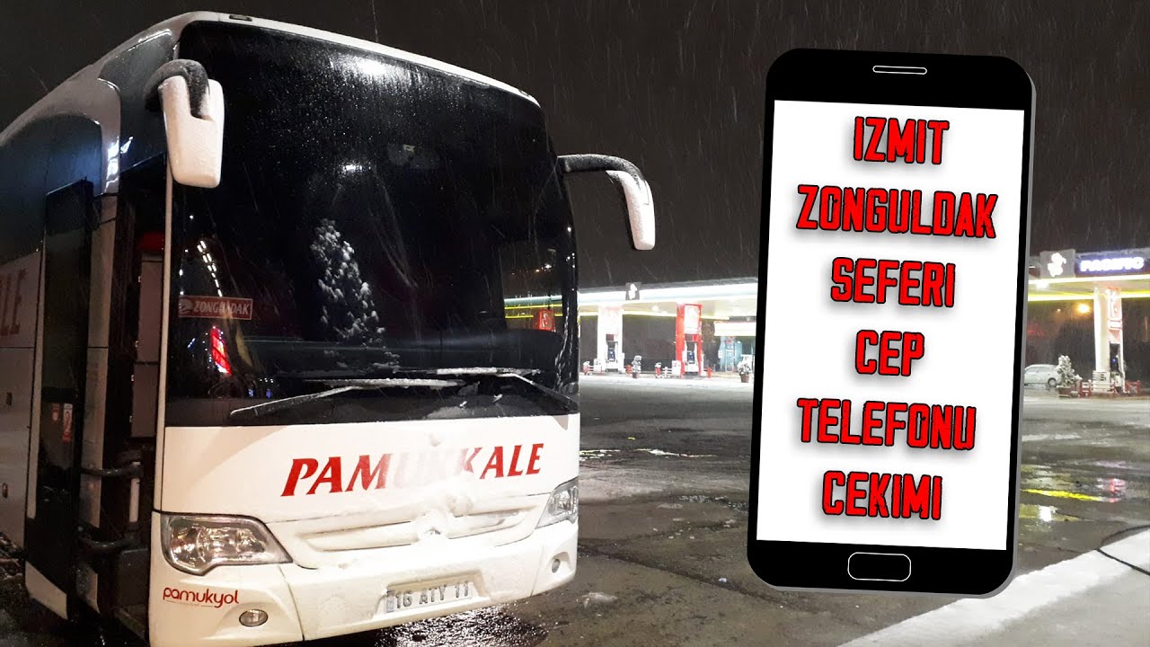 #12 Karlı Yollar  | Pamukkale Turizm | Kocaeli Otogar - Zonguldak Otogar | Otobüs Yolculuğu