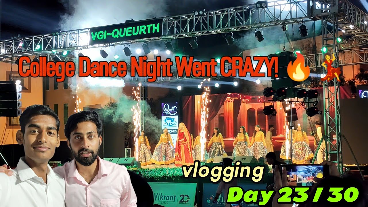 College Dance Event Vlog | Insane Crowd! 🎉 