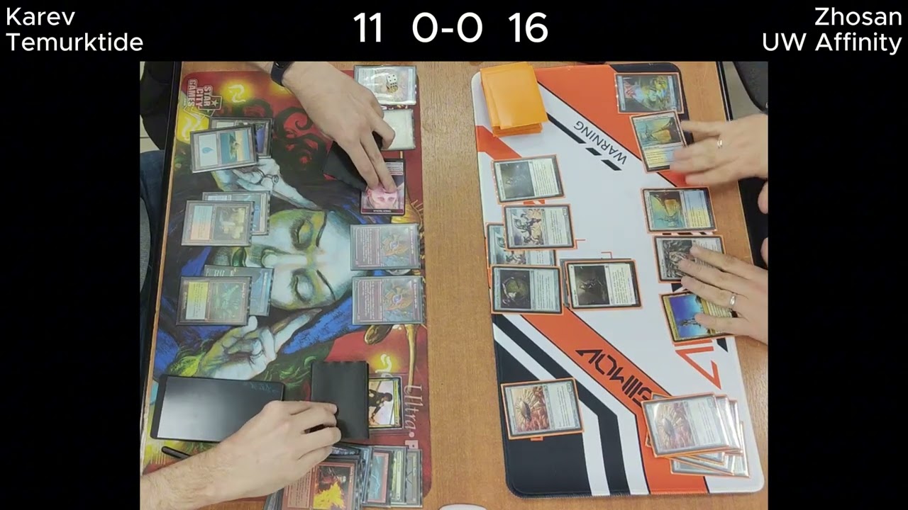 [MTG Modern] Round 1: Temur Murktide vs UW Affinity