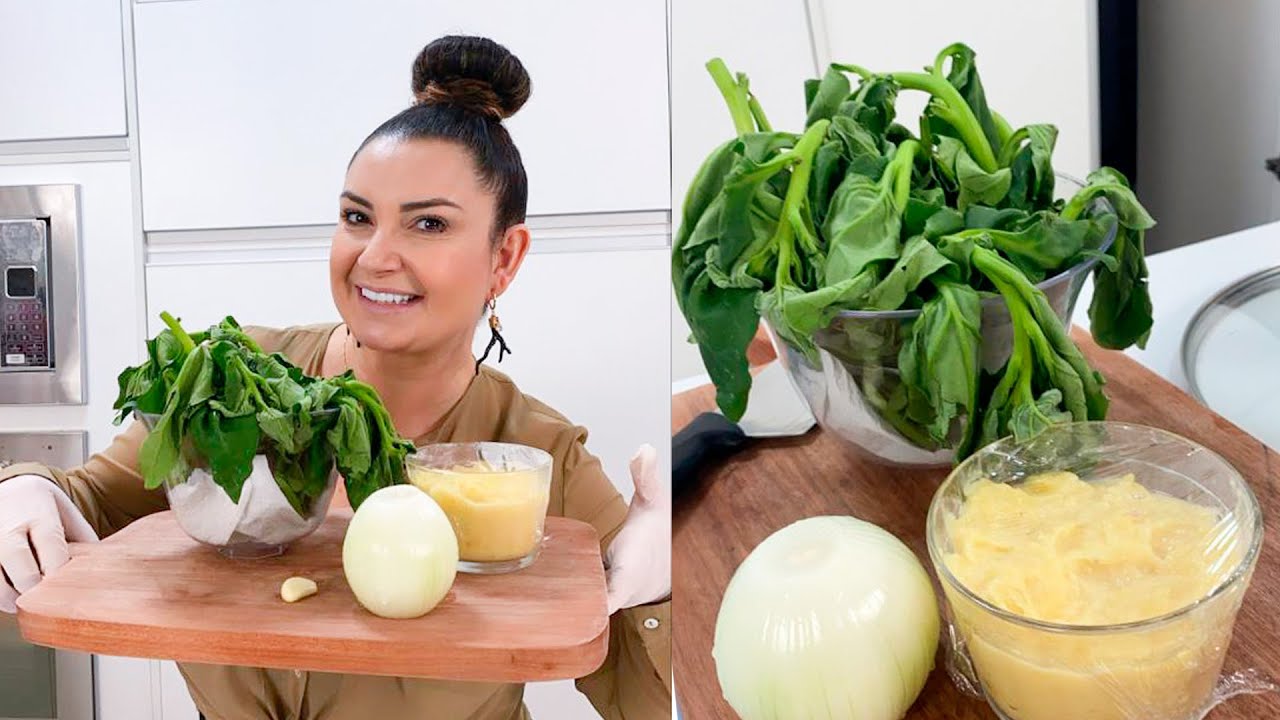 A MELHOR RECEITA DO MUNDO COM ESPINAFRE