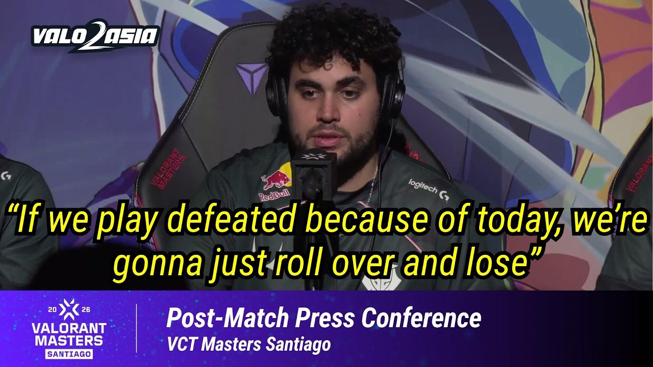 G2 Esports (NS против G2) | VALORANT Masters Сантьяго | Послематчевая пресс-конференция