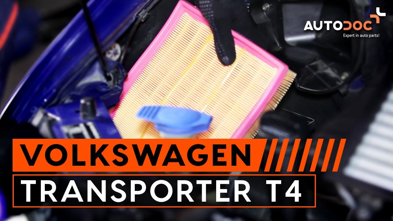 How to change air filter on VW T4 TRANSPORTER [TUTORIAL AUTODOC]