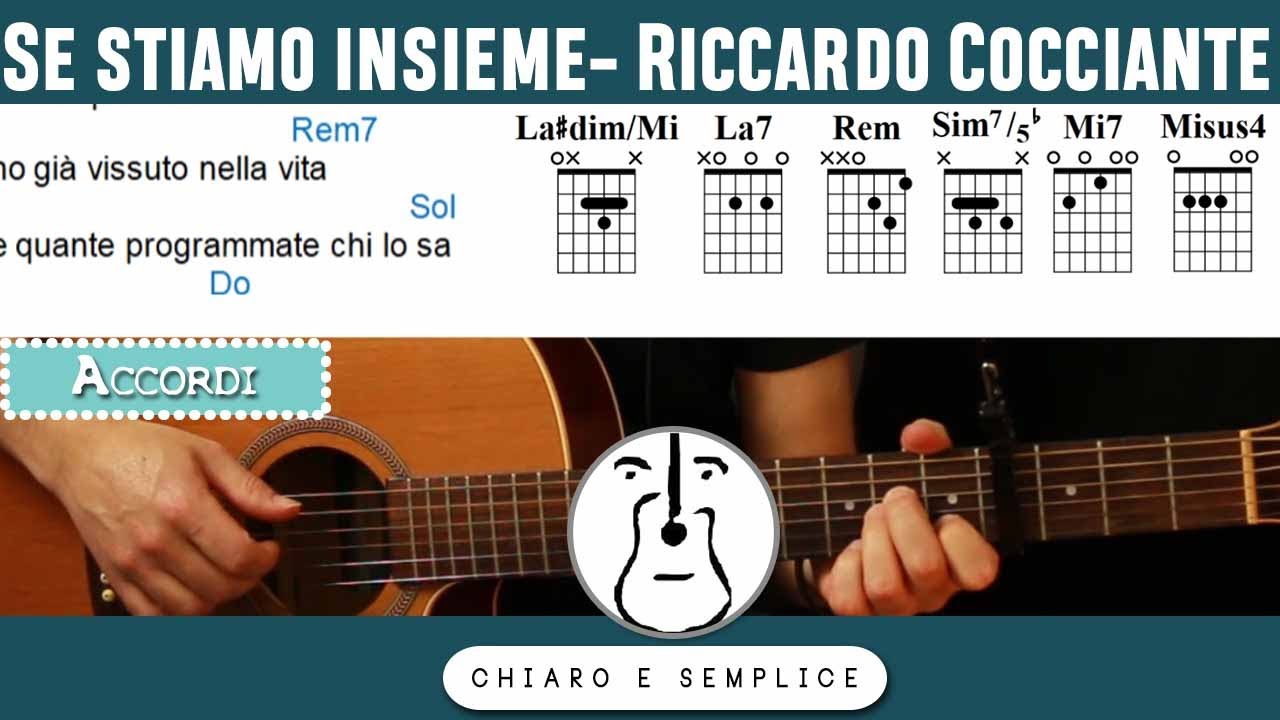 Se stiamo insieme (Cocciante) - Accordi Canzone Chitarra