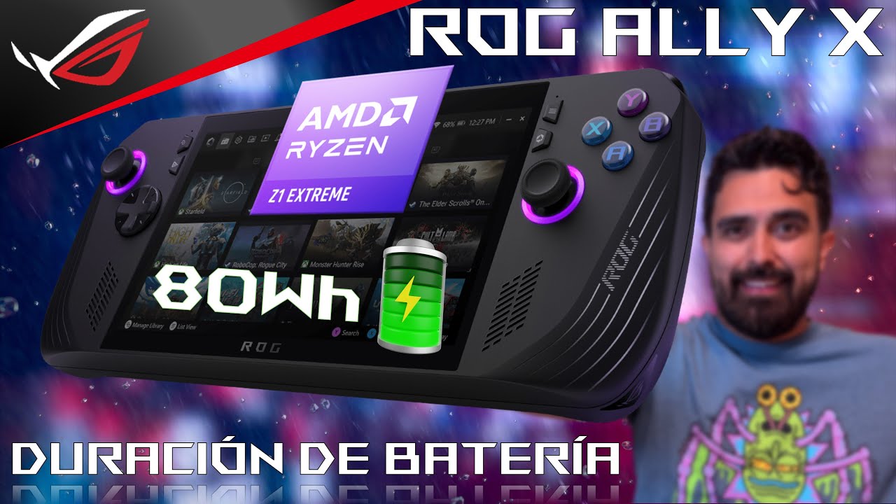 Cuánto le dura la batería? ROG ALLY X . . . Su talón de aquiles?