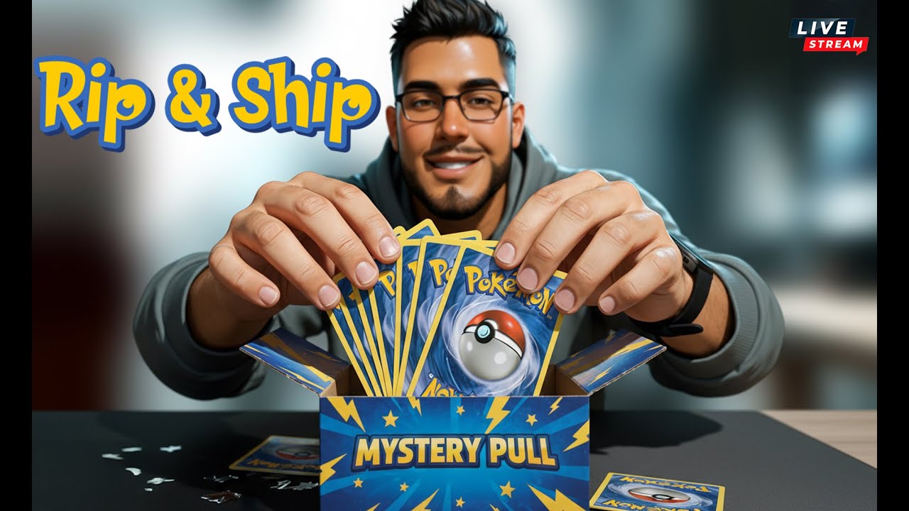 Friday Night Mystery Pull Box - Pokemon Card Shop Open - RIP & SHIP - Giveaways & More