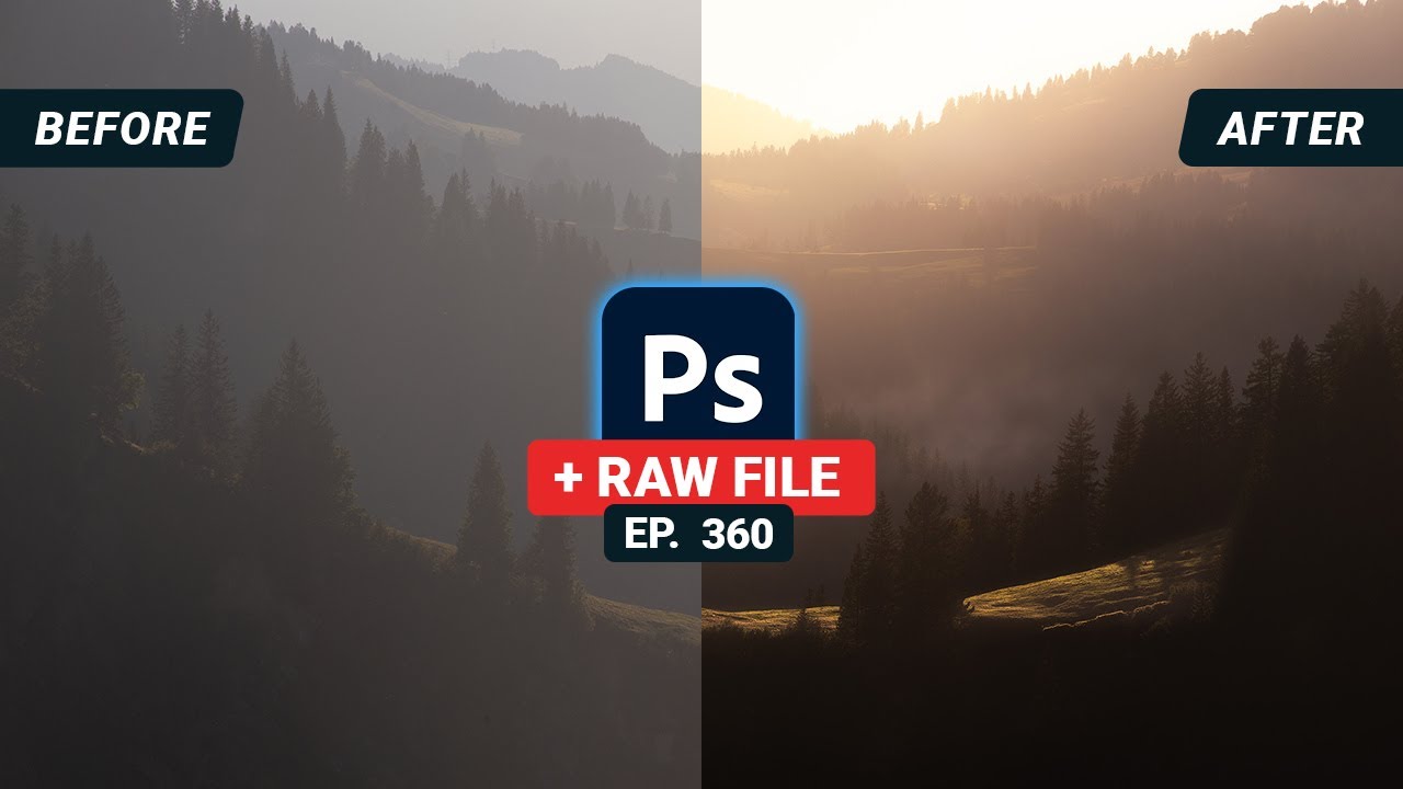 How to get an INTENSE GOLDEN HOUR Look with Photoshop | QE #360