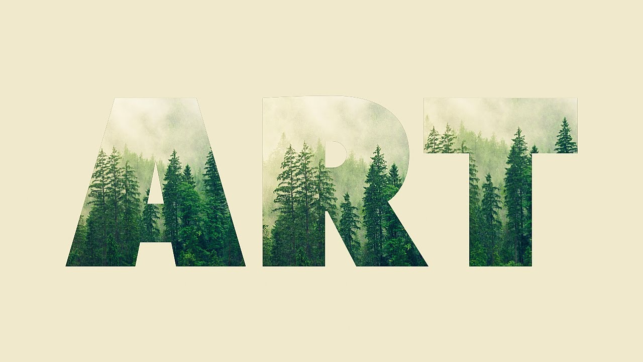 Double Exposure - Image in Text Effect - Affinity Designer