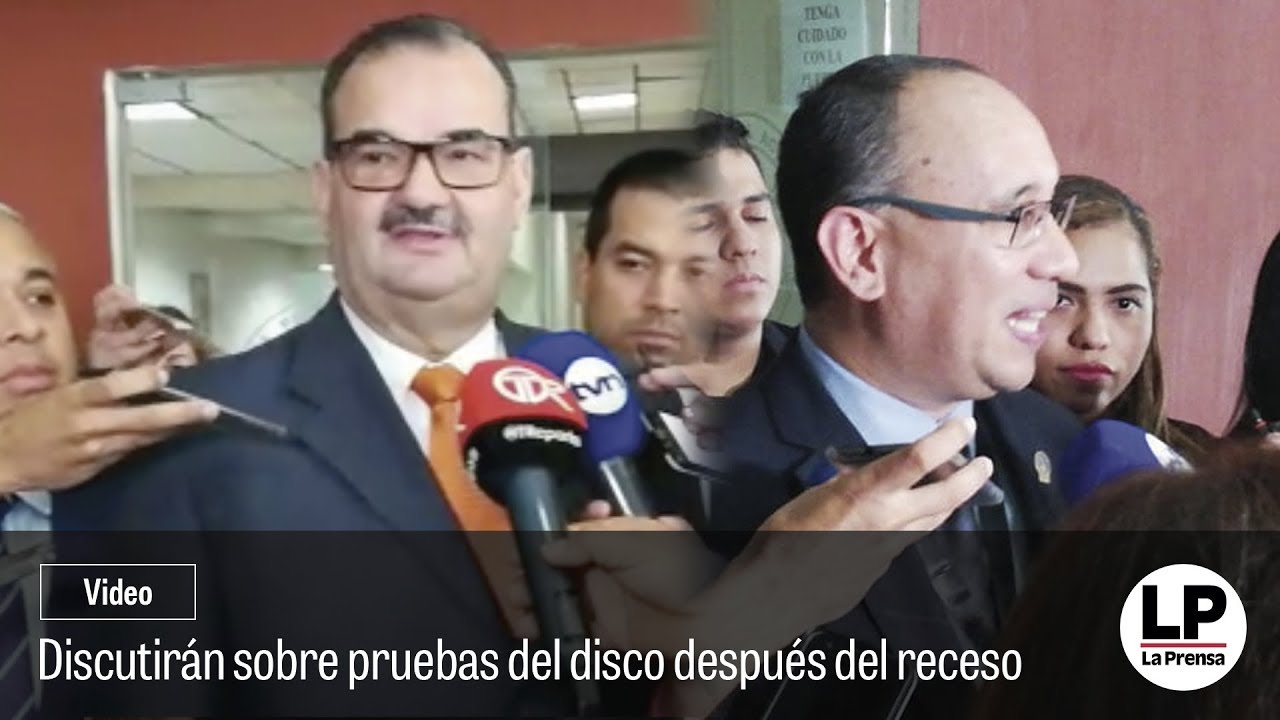 Discutirán sobre pruebas del disco después del receso