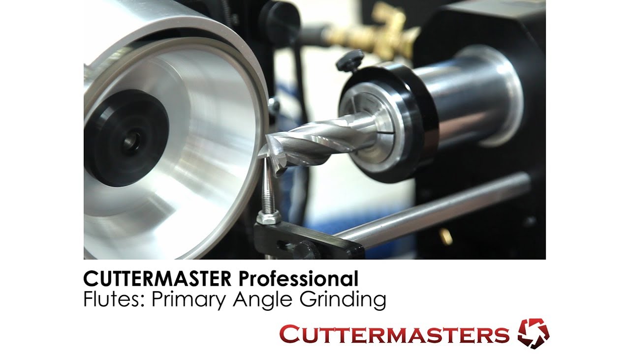 Grinding Flutes - Primary: CUTTERMASTER Professional Tool Grinder CM-01P