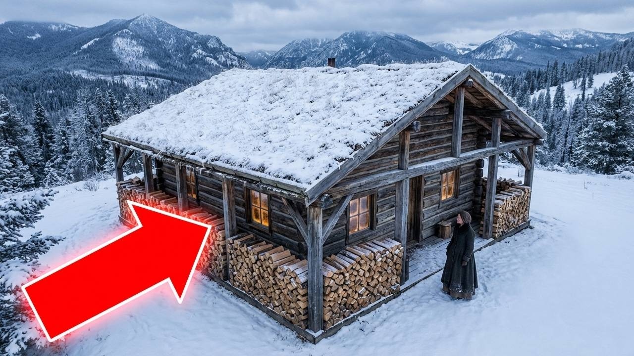 She Made Her Quonset Shed Around Her Cabin — Until Her Firewood Stayed Dry All Winter