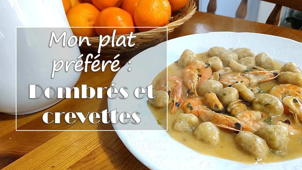 🥘RECETTE traditionnelle : Dombrés et crevettes - [boulettes de farine]