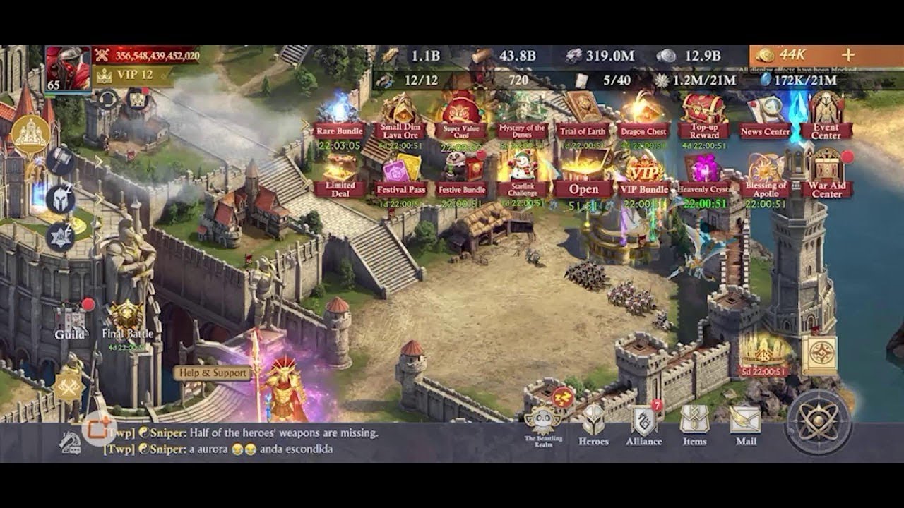 King of Avalon Live  S16— Dragon Power & Base Building Strategy