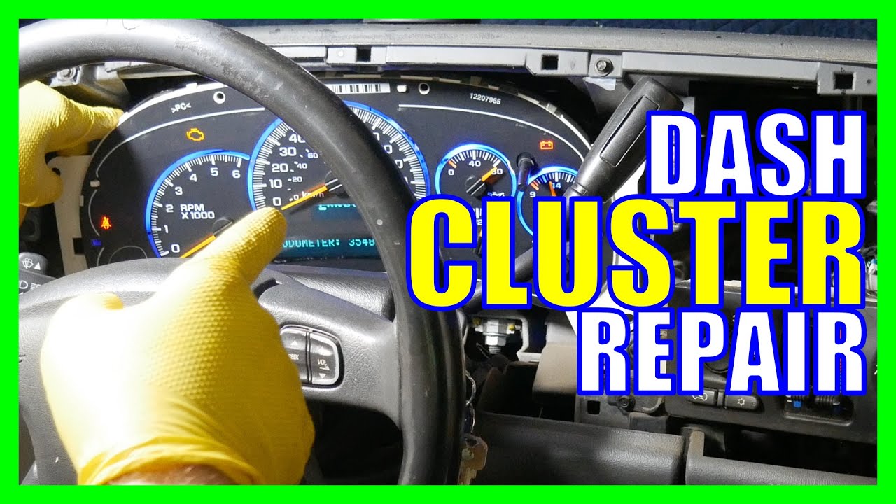 How To Repair Chevy Truck Dash Cluster - [RYOBI SOLDER IRON]