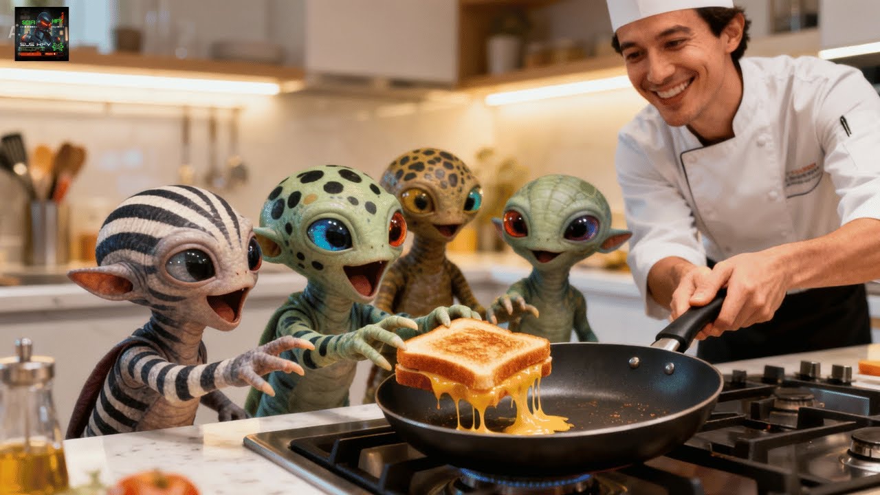 “Alien Cubs Try Grilled Cheese! 🧀👽 | SUS HFY Sci-Fi Adventure”