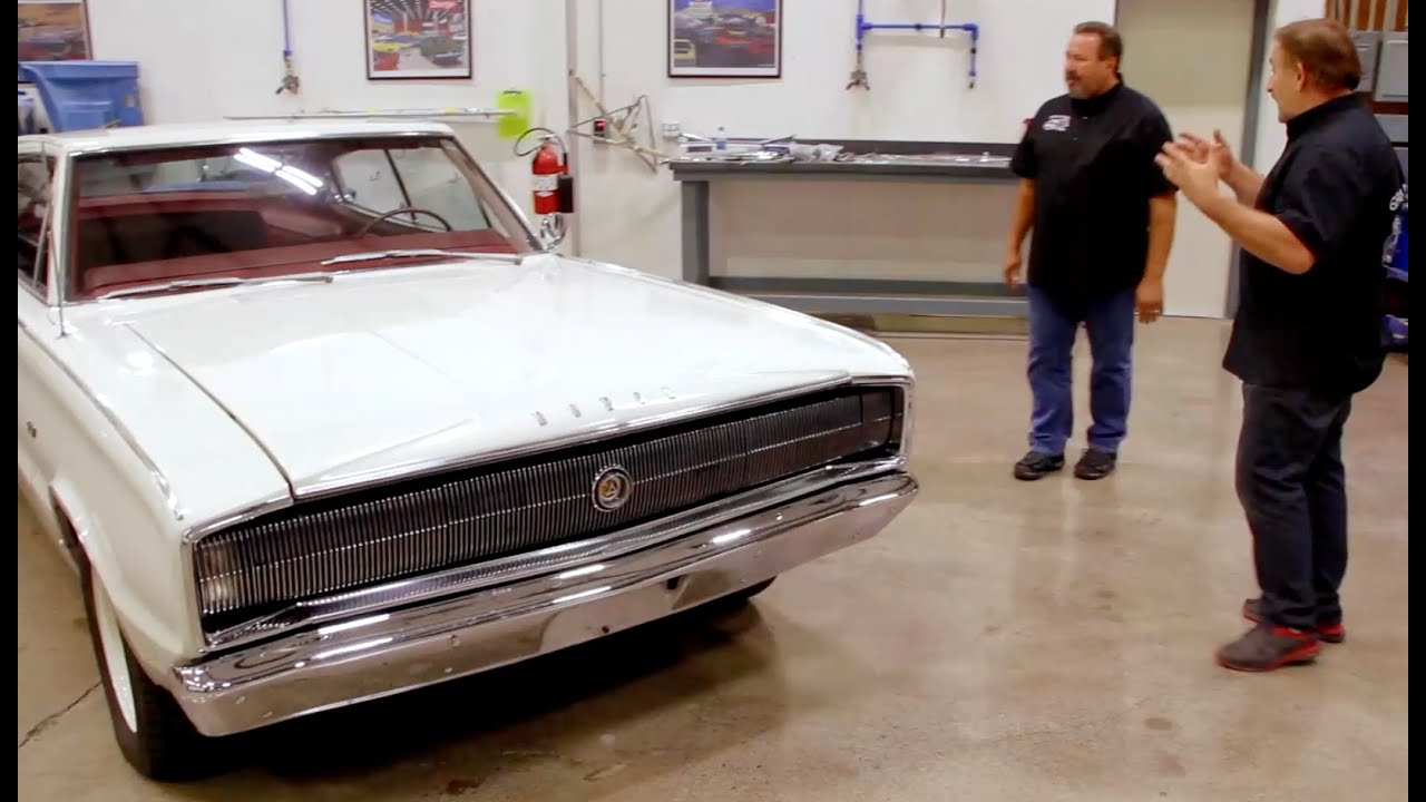 SURVIVING 1966 HEMI CHARGER NASCAR PROGRAM CAR-MARK AND TONY BATTLE IT OUT TO SEE IF IT'S TRUE!