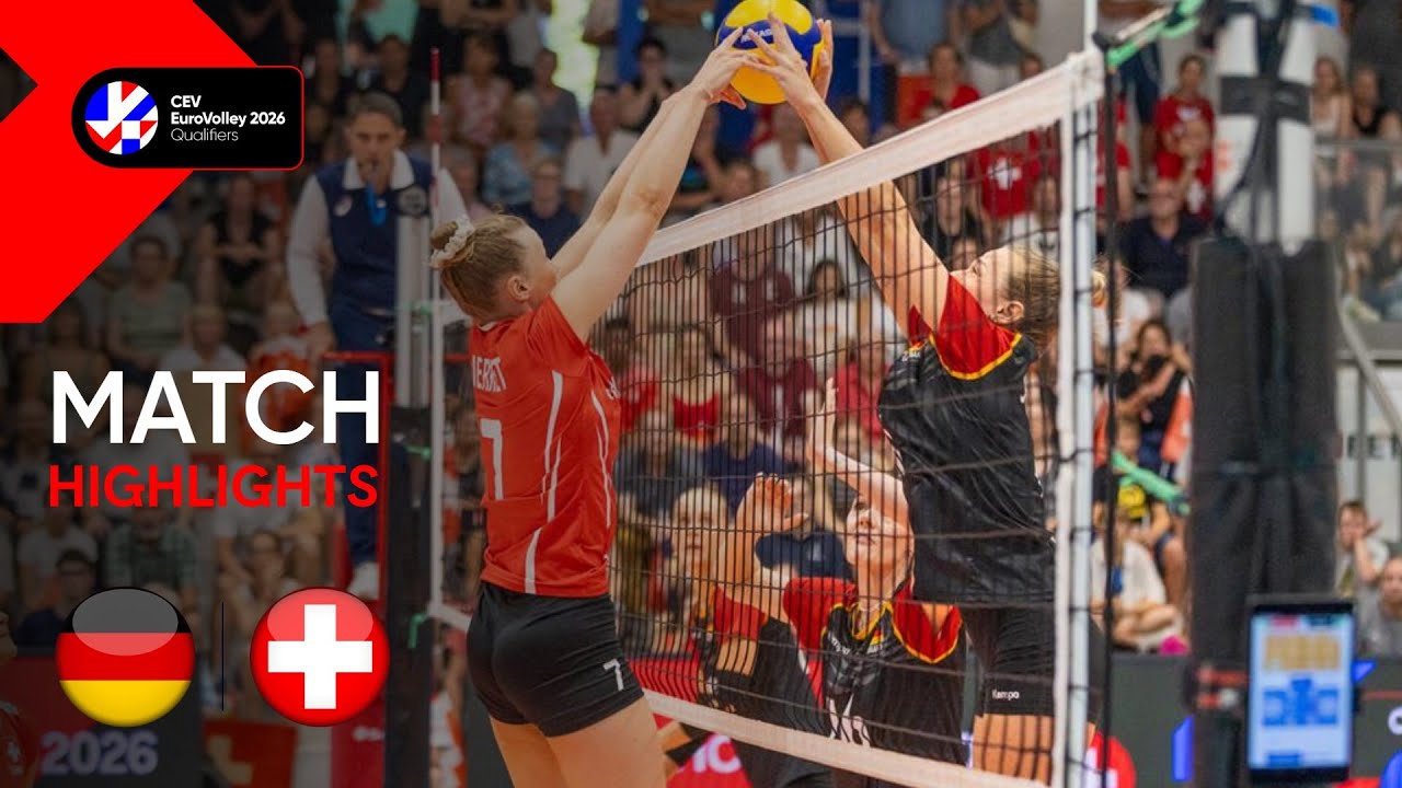 Highlights | Germany vs. Switzerland | CEV EuroVolley 2026 | Qualification Phase W | Pool A