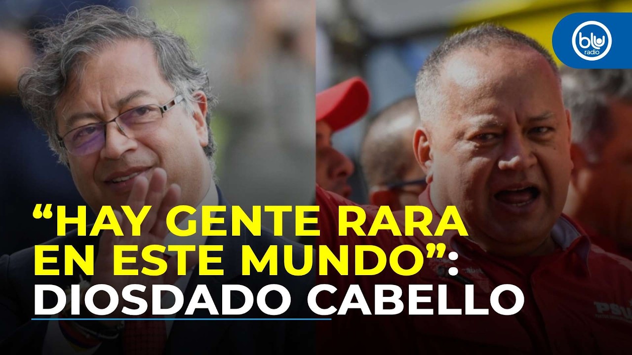 Diosdado Cabello estalla contra Petro: “Hay gente rara en este mundo”