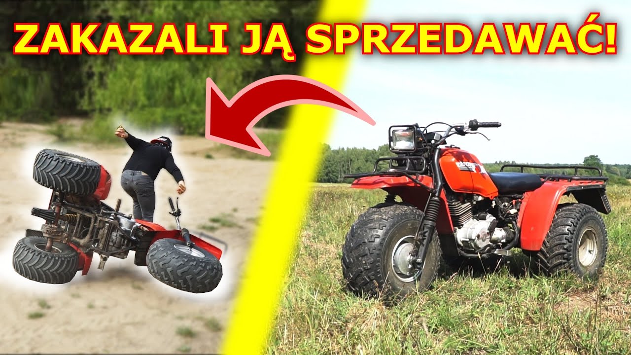 Kupiłem najniebezpieczniejszy sprzęt na świecie! Trójkołowiec Honda ATC 250!