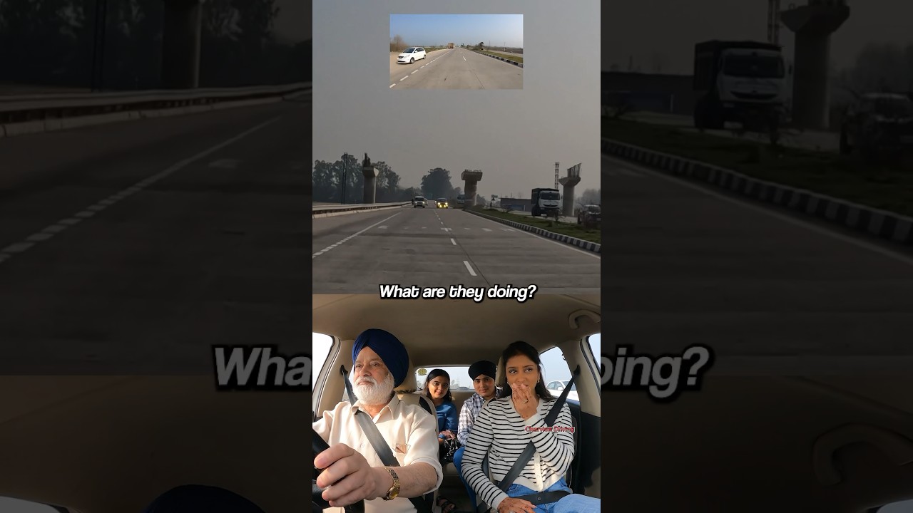 *MADNESS&hellip; Why?!* 🤯😭#driving #car #india #punjab #omg #what #why #mad #family