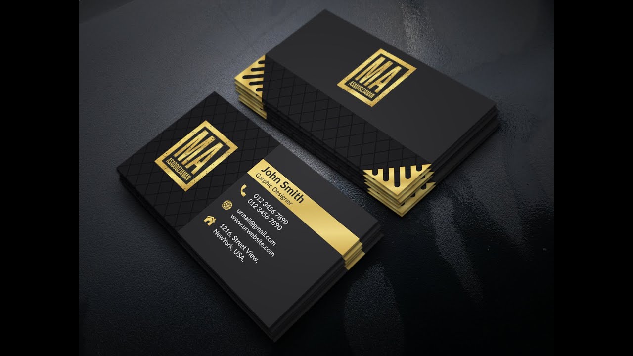 How to Create Professional Business Card in Illustrator.