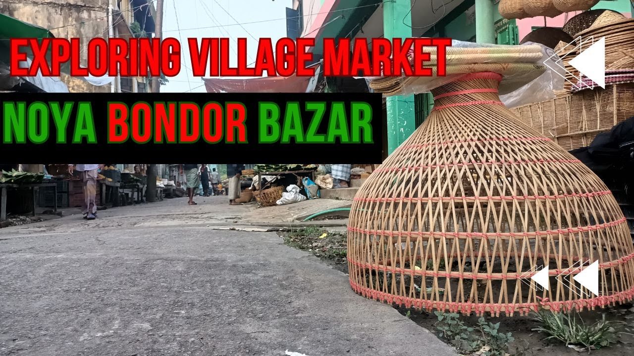 Exploring village market | Noya Bondor Bazar | Jagannathpur 2024