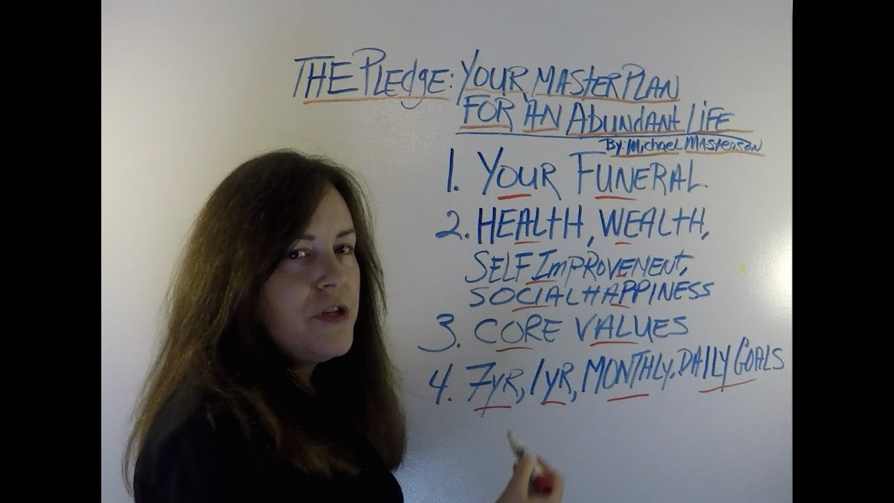 The Pledge: Your Master Plan for an Abundant Life  By: Michael Masterson