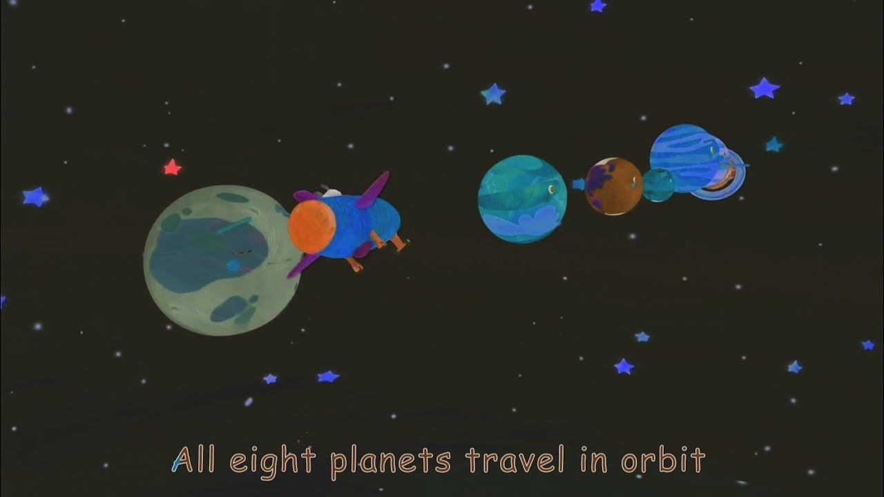 All eight planets travel in orbit//Sparta pitch/ Sponsored by: Gamavision Csupo effects