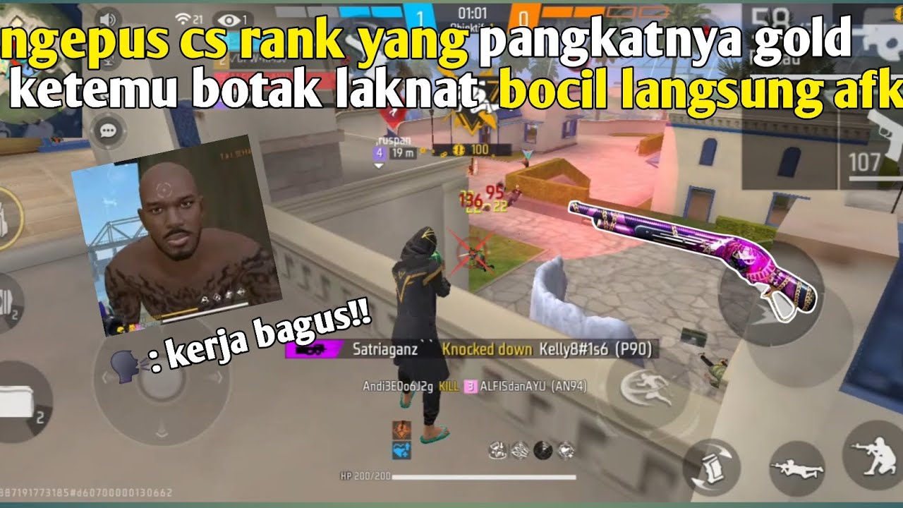 Lagi push cs rank malah ketemu botak laknat