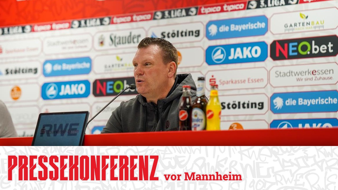 Pressekonferenz vor SV Waldhof Mannheim | 27. Spieltag | #immeRWEiter #nurderrwe