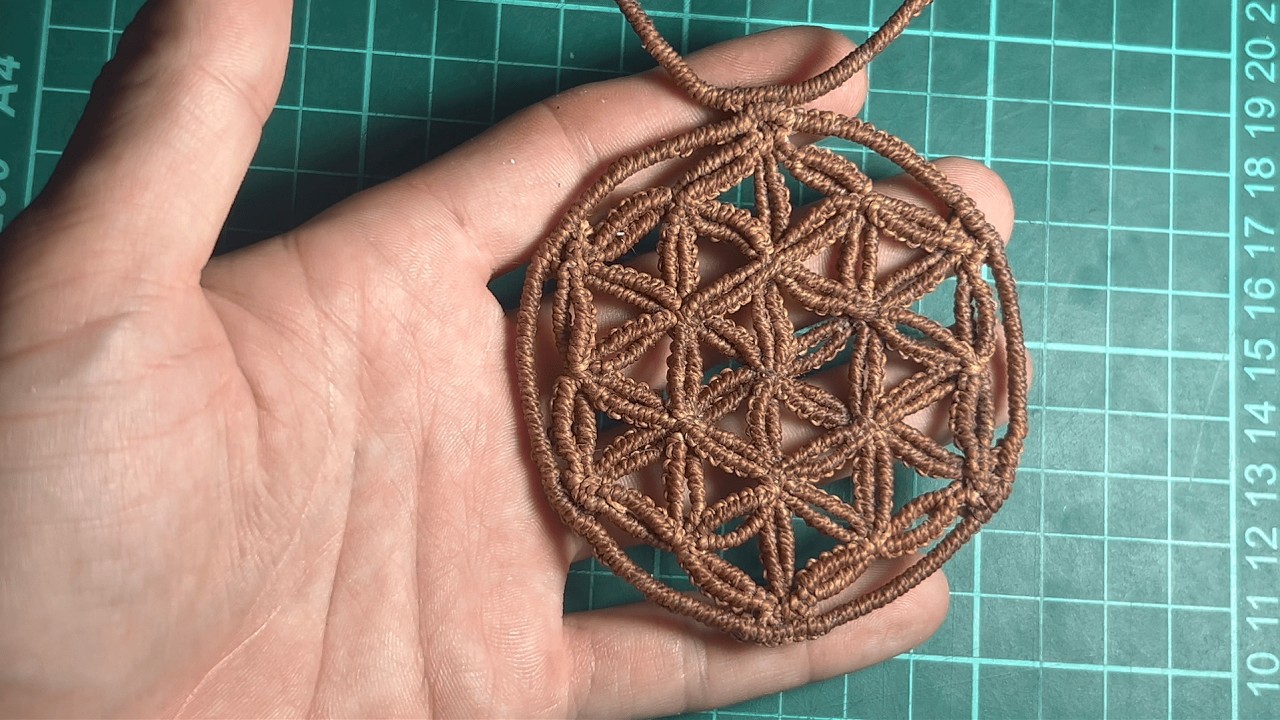Tutorial Flor de la Vida Macramé